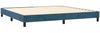 vidaXL Boxspringbett mit Matratze Dunkelblau 200x200 cm Samt 3131103 Bild 4
