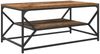vidaXL Couchtisch Altholz 90 x 50 x 40 cm Ingenieure Holz und Stahl 868235 Bild 2