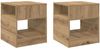 vidaXL Beistelltisch 2 pcs Artisan-Eiche 40,5 x 40 x 45 cm 890927 Bild 2