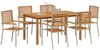vidaXL Garten Essgruppe 7 pcs Beige Massivholz Akazie 3365522 Bild 3