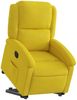 vidaXL Relaxsessel mit Aufstehhilfe Elektrisch Gelb Samt 3204329 Bild 3