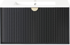 Wandmontierter Waschbeckenunterschrank mit Waschbecken BONAIRE Schwarz Bild 5
