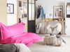 Beliani 'FUZZY' Sitzsack mit Innensack, Polyester, Rosa, 600 l Bild 3