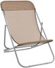 vidaXL Strandstühle 2 Stk. Taupe Textilene & Pulverbeschichteter Stahl 360193 Bild 3