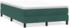 vidaXL Boxspringbett ohne Matratze Dunkelgrün 120x210 cm Samt 3315822 Bild 2