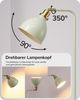 EDISHINE Stehlampe Wohnzimmer Industrielle, LED wechselbar, warmweiß, Leselampe für Wohnzimmer & Büro Bild 2
