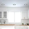 LED Einbaupanel 12W Ultraslim – 3CCT dimmbar Ø170mm IP40 in schwarz Bild 2