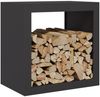 vidaXL Brennholzregal Schwarz 60x40x60 cm Stahl 851003 Bild 3