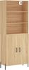 vidaXL Highboard Sonoma-Eiche 69,5x34x180 cm Holzwerkstoff 3189264 Bild 2