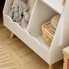 SoBuy KMB100-K-W Kinderregal, MDF, Melamin, Weiß, 61 x 71 x 35 cm Bild 5