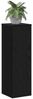 vidaXL Pflanzenständer 2 pcs Schwarz Eichen-Optik 25 x 25 x 80 cm 869234 Bild 3