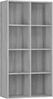 vidaXL Bücherregal/Sideboard Grau Sonoma 66×30×130 cm Holzwerkstoff 815250 Bild 2