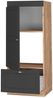 Mikrowellenschrank Fame-Line Anthrazit-Gold 60 cm Vicco Bild 4