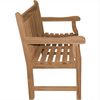 Parkbank Piceno XXL Teak Massivholz extra stark - Breite: 120 cm Bild 3