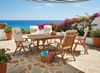 Outdoor Sitzkissen 6er Set JAVA AMANTEA PREMIUM 50 x 71 cm Hellbeige Bild 3
