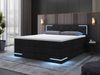 wonello Boxspringbett Arizona, mit LED Beleuchtung und Topper, wahlweise mit Bettkasten Bild 3
