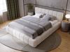 GRAINGOLD Orio Doppelbett 120x200, Polsterbett mit Kopfteil, Bettkasten, Bouclé-Stoff, Beige Bild 4