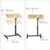 Relaxdays Laptoptisch mit verstellbarem Mauspad Bild 5