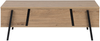 Couchtisch heller Holzfarbton / schwarz rechteckig BLACKPOOL Bild 4
