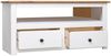 vidaXL TV-Eckschrank Weiß 93 x 49 x 49 cm Massivholz Panama-Kiefer 282687 Bild 4