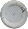 LED-Deckenleuchte rund, Glas Alabaster, Dekorring Messing matt, Ø 35cm Bild 3