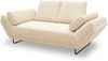 DOMO. collection Sofa 700 001, 2-Sitzer mit Federkernpolsterung und Schlaffunktion, verstellbare Armlehnen, 2er Couch, Polstergarnitur, 210 x 97 x 95 cm (BxTxH), creme Bild 5