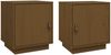 vidaXL Nachttische 2 Stk. Honigbraun 40x34x45 cm Massivholz Kiefer 818282 Bild 2