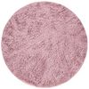 KADIMA DESIGN Teppich waschbar Unifarben Schlafzimmer Hochflor Teppich Shaggy, Rund, Höhe: 37 mm, Florhöhe: 33 mm, Polyester, Rund, 80D, Rosa Bild 5