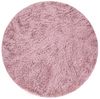 KADIMA DESIGN Teppich waschbar Unifarben Schlafzimmer Hochflor Teppich Shaggy, Rund, Höhe: 37 mm, Florhöhe: 33 mm, Polyester, Rund, 80D, Rosa Bild 4