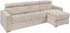 Vente-unique - VIZIR Sofa SamtStoff Beige - B 223 cm94 cm x H 110 cm95 cm x L 302 cm Bild 4