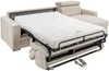 Vente-unique - VIZIR Sofa SamtStoff Beige - B 223 cm94 cm x H 110 cm95 cm x L 302 cm Bild 5