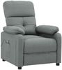 vidaXL Massagesessel Dunkelgrau Stoff 348288 Bild 2