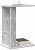 vidaXL Beistelltisch Beton Grau 35 x 25 x 50 cm Holzwerkstoff 891187 Bild 3