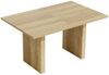 Flieks Esstisch (Länge 140-200/T90/H75 cm, 1-St, 1 Tisch), ausziehbarer Küchentisch rechteckiger Tisch Holzoptik, Eichenfarbe Bild 4