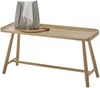 Robas Lund, Sitz-/Garderobenbank MARINGA, Eiche massiv, Natur geölt, B/H/T: 95/45/35 cm Bild 2