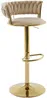Vente-unique - LOMYA Barhocker Stoff Beige - B 50 cm x H 99 cm78 cm x L 51,5 cm Bild 4