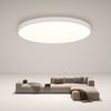 JDONG LED Deckenleuchte Flach Dimmbar mit Fernbedienung 40/50/60cm Schwarz/Weiß Deckenlampe, Ultra Dünn 2.5cm Wohnzimmerlampe decke,3000K-6500K, für Schlafzimme Wohnzimmer Kinderzimmer Bild 5