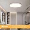 JDONG LED Deckenleuchte Flach Dimmbar mit Fernbedienung 40/50/60cm Schwarz/Weiß Deckenlampe, Ultra Dünn 2.5cm Wohnzimmerlampe decke,3000K-6500K, für Schlafzimme Wohnzimmer Kinderzimmer Bild 3