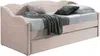 Vente-unique - LENVIA Bett SamtStoff Puderrosa - B 96,5 cm x H 81,2 cm x L 207 cm Bild 3