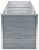 vidaXL Garten-Hochbeet Verzinkter Stahl 240x80x77 cm Grau 44840 Bild 4