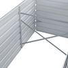 vidaXL Garten-Hochbeet Verzinkter Stahl 240x80x77 cm Grau 44840 Bild 5