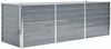 vidaXL Garten-Hochbeet Verzinkter Stahl 240x80x77 cm Grau 44840 Bild 2