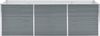 vidaXL Garten-Hochbeet Verzinkter Stahl 240x80x77 cm Grau 44840 Bild 3