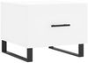vidaXL Couchtische 2 Stk. Weiß 50x50x40 cm Holzwerkstoff 829445 Bild 5