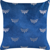 Kissen 2er Set Tiermuster YUZURI Samtstoff 45 x 45 cm Marineblau Bild 4