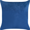 Kissen 2er Set Tiermuster YUZURI Samtstoff 45 x 45 cm Marineblau Bild 5