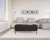 Selsey "Olio" Couchtisch mit zwei Klappen, schwarz, 100x53 cm Bild 3
