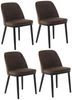 GarveeMore Esszimmerstuhl SET 2/4/6 Leinen Stoff Holzbeine,modern & gepolstert (4 St), für Küche, Esszimmer & Büro Bild 4