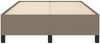 vidaXL Bettgestell ohne Matratze Taupe 120x190 cm Stoff 379512 Bild 5