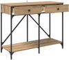vidaXL Konsolentisch Artisan-Eiche 100 x 39 x 78,5 cm Holzwerkstoff 882807 Bild 5